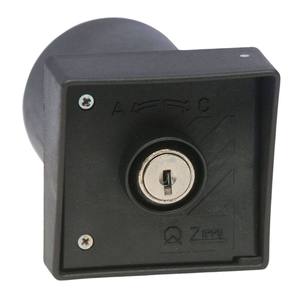Chiusura in Nylon grigio scuro con dispositivo di controllo accessi Zippo con selettore aperto/chiuso da incasso - Product Image 1