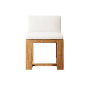 Silla de Comedor Moderna Kingsley Camden para Exteriores, de Madera de Teca, con Patas Cónicas, Duradera, Ecológica, de Madera Maciza, para Patio y Jardín - Product Image 2