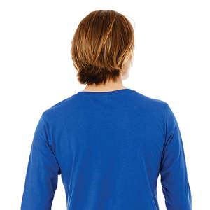 Camiseta de Jersey de manga larga unisex-True Royal, 100% algodón Airlume, 4,2 oz - Product Image 6