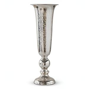 Florero de piso de flores de Metal recién llegado superventas, escultura de aluminio moderna para decoración de sala de estar de boda en casa - Product Image 1