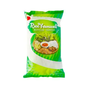 La migliore vendita di prodotti alimentari HALAL di alta qualità tagliatelle di Vermicelli di riso bianco essiccato cibo tradizionale vietnamita