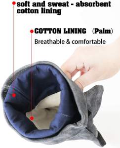 Guantes de soldadura de seguridad de cuero dividido personalizados, protección para manos y brazos, superventas, protección resistente al calor, soldadura a prueba de cortes - Product Image 4