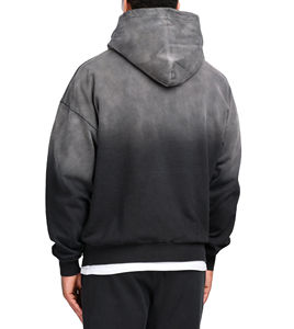 Survêtement personnalisé délavé à l'acide Combinaison de jogging en coton à broderie Ensemble de survêtements évasés survêtements délavés pour hommes - Product Image 5