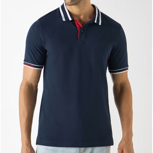 Diseño de tendencia Popular para hombre, camisetas de costura con botones de verano, polos informales - Product Image 5