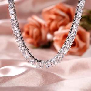 สร้อยคอเทนนิสเงินสเตอร์ลิง Jeulia - เครื่องประดับรูปพวงหรีดสุดหรู - Product Image 6