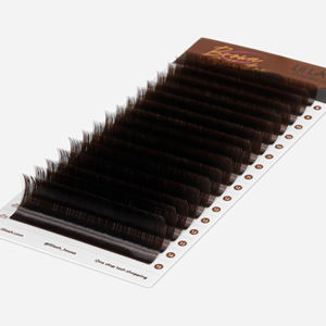 Cashmere dark <b>brown</b> <b>lash</b> custom logo 4-25mm cashmere matte individual <b>lash</b> trays <b>brown</b> bulk <b>lashes</b> wholesale - Product Image 5