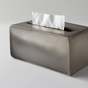 กล่องกระดาษทิชชูโลหะสุดหรู ออกแบบมาเพื่อเพิ่มความสวยงามให้กับภายใน ด้วยขอบที่เรียบเนียน โครงสร้างที่ทนทาน และดีไซน์ที่ใช้งานง่าย - Product Image 1