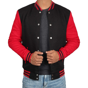 Venta al por mayor personalizado Chenille bordado parche chaquetas de los hombres cadena bordado bombardero béisbol Letterman Varsity chaqueta para el invierno - Product Image 2