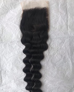 Meilleure Offre d'Entreprise : Cheveux Humains Brésiliens 100% Vierges, Cuticules Alignées, Dentelle Transparente 4x4, Ondulations Naturelles 20 pouces, Ondulations Profondes Souples, Vente en Gros - Product Image 6