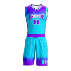 Tenue de basketball prête pour le jeu, maillot et short personnalisés par sublimation, polyester à séchage rapide, vêtements d'équipe, logo, nom et numéro personnalisés - Product Image 5