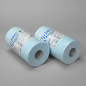 Krclean แผ่น100สีฟ้าขนาด20x20ซม. 1ชั้นผ้าเช็ดทำความสะอาดห้องครัวแบบม้วนกระดาษดูดซับสำหรับทำความสะอาดพื้นผิวห้องครัวสำหรับผ้าเช็ดปากมื้อค่ำ - Product Image 6