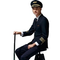 RABUSH SPORTS Uniformes de pilote et de stewardess unisexes personnalisés, style HIGH STREET, vente en gros, service OEM/ODM, uniformes d'avion personnalisés