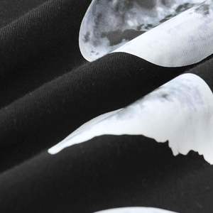 OEM unisex เสื้อยืดผ้าฝ้าย100% ผ้าไหมพิมพ์สกรีนโลโก้ที่กำหนดเองผ้าถักแบบทึบผู้จัดจำหน่ายทางการในปากีสถานโดยตรง - Product Image 4