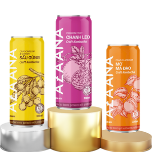 ชาคอมบูชาสดๆที่มีรสชาติเสาวรสเครื่องดื่มไม่มีแอลกอฮอล์ผสมชาดำผลิตจากผู้ผลิตเวียดนามที่เชื่อถือได้ - Product Image 6