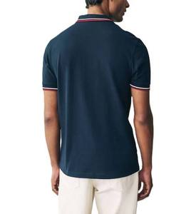 Polo de luxe pour hommes en coton respirant coupe régulière anti-rétrécissement idéal disponible dans une gamme de couleurs athlétiques à manches courtes - Product Image 5
