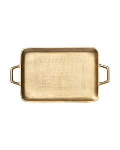 Plateau de service royal en laiton fini antique personnalisé en relief à la main bordure conception Vintage poignées modernes plateau de service - Product Image 5