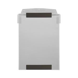 Portadocumenti con flap protettivo, magnetico, DIN A4 verticale, grigio chiaro, 2 strisce magnetiche, 10 pz. / confezione.- SD2M - Product Image 2