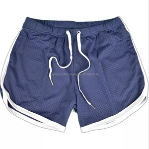 Pantalones cortos deportivos para hombre, pantalones cortos de gimnasio para correr, pantalones cortos personalizados informales para hombre, OEM, poliéster personalizado, venta al por mayor, gimnasio Fitness - Product Image 4