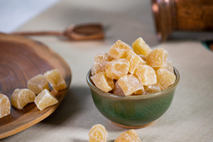 ขิงอบแห้งเนื้อนุ่ม รสหวานน้อย 6 ปอนด์ ขิงอบแห้งเนื้อนุ่มแบบก้อน แยมขิงอบแห้งเวียดนาม คุณภาพส่งออก ANGLE - Product Image 6