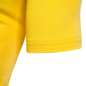 2024 nouveauté haute qualité respirant hommes pour polos col rabattu maillot en motif solide grande taille prix bon marché - Product Image 3