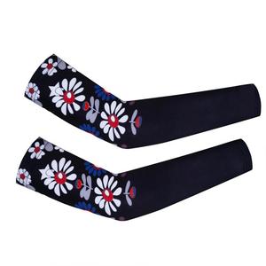 Custom Printing Compression Seamless Breathable Cooling <b>Arm</b> <b>Sleeves</b> for Unisex Cycling Fitness Golf Sports UV Sun <b>Protection</b> - Product Image 4