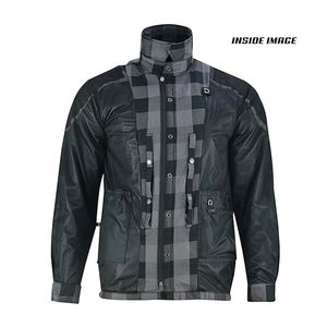 เสื้อเชิ้ตผ้าสักหลาดสำหรับผู้ชายมีช่องระบายอากาศและมีกระเป๋าซับในสวมใส่สบาย - Product Image 5