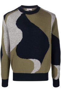 2022 chandail de conception de camouflage d'hiver tricoté respirant de marque personnalisée pour les hommes - Product Image 3