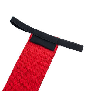 Muñequeras de levantamiento de pesas Soporte Fitness Entrenamiento Gimnasio Vendaje Correas ROJO Levantamiento de pesas Muñequeras resistentes - Product Image 4