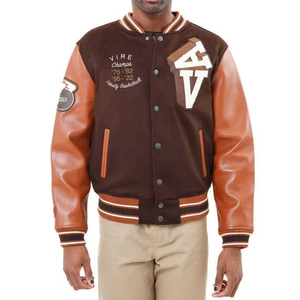 Veste universitaire unisexe décontractée et ajustée pour l'hiver 2025, service OEM ODM de qualité supérieure, personnalisable en gros, teinte unie - Product Image 3