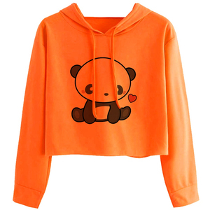High quality womeb Wholesale Custom Logo Female Cropped Hoodies Women Cotton Crop <b>Top</b> Hoodie <b>Top</b> Selling <b>Plus</b> <b>Size</b> OEM Design - Product Image 6