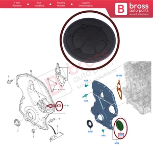 Cubierta de la Bomba de Combustible y Cadena de Distribución BSP1087 1253779 para Transit 2000-2014, Mondeo 2001-2007, Ranger, Defender, X-Type, LTI, TXII - Product Image 5