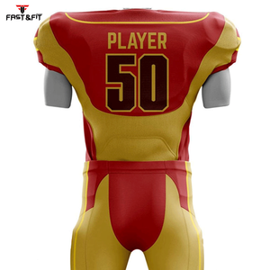 Uniformes de football américain unisexes de conception professionnelle en polyester de maillot de football américain unisexe sur mesure - Product Image 5