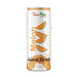 Melon jus buah minum sangat Vitamin & Mineral organik lezat energi dapat (Tinned) jus buah segar diperas
