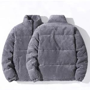 Chaqueta de invierno para hombre, Parkas gruesas y cálidas, abrigo de algodón con cuello levantado, Color sólido, cremallera, prendas de vestir para invierno - Product Image 4