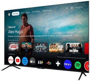 Hot Selling New Flagship Google <b>TV</b> 65/75/85 Inch Full HD Portable Built-In Speaker Voice <b>Remote</b> <b>Control</b> 5.0 Dolby CRT - Product Image 1