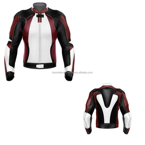 Veste de moto en cuir véritable de course de haute qualité pour hommes dernière mode coupe régulière taille haute XL en vente! - Product Image 4