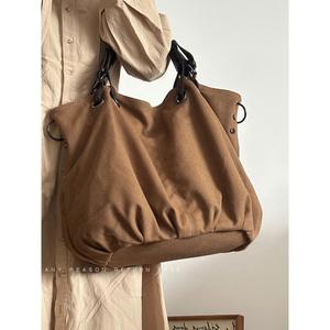 Sac fourre-tout à bandoulière large et élégant pour femmes, design décontracté et ample avec sangle réglable, tissu doux, idéal pour un usage quotidien - Product Image 2