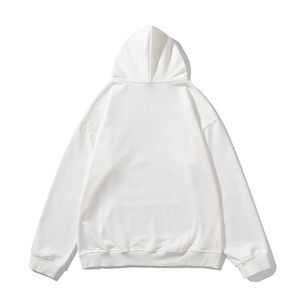 Nouveauté 2025 Sweat à capuche imprimé en relief décontracté pour hommes et femmes Sweat à capuche ample imprimé en coton avec strass - Product Image 5