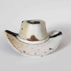 Chapeaux en cuir de vachette de haute qualité avec logo personnalisé, taille personnalisée, dernier design, prix bas, chapeaux en cuir de vachette tendance à vendre - Product Image 5