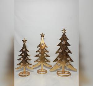 Modern Eco-Friendly <b>Christmas</b> <b>Sleigh</b> Stocking Holder Wooden Base Aluminium Decorative Hanger Home Wall Mantel Festive Holiday - Product Image 4