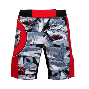 Short de combat MMA imprimé de haute qualité OEM Spandex en polyester à séchage rapide pour fermeture à la taille velcro Arts martiaux porter sur Sal - Product Image 2