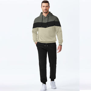 Nuevos chándales de alta calidad para hombres/Chándal de hombre con combinación de colores ajustados a la moda para ropa de entrenamiento - Product Image 1