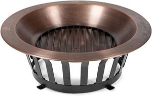 Modern Copper <b>Fire</b> Pit <b>Portable</b> Built for Open Air Warmth Garden Atmosphere Leisure Time Use Bulk Price India - Product Image 3