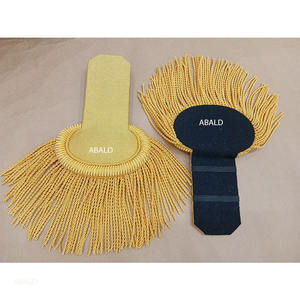 Épaulettes en coton de soie couleur moutarde entièrement personnalisées faites à la main Fabricant direct De l'industrie abald - Product Image 4