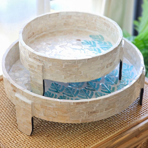 ที่ตั้งแสดงอาหารแบบฝังมุกทำด้วยมือสำหรับจัดแสดงอาหารในร้านอาหารสำหรับงานปาร์ตี้ขายส่งจากเวียดนาม - Product Image 4