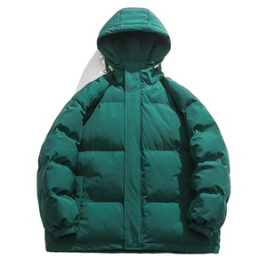 Chaqueta de Invierno Acolchada para Hombre y Mujer, Cierre de Cremallera, Cuello Alto, Estilo Urbano, Logotipo, Color Negro, Envío DDP al por Mayor - Product Image 1