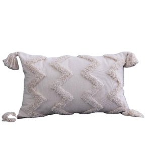 2022 High Quality Knitted Cotton Soft Pillow case <b>Cushions</b> <b>Covers</b> Geometric Solid Heavy for Home Decor - Product Image 3