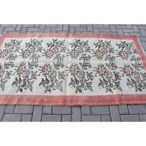 3.8แบบตุรกีโบราณพรมปูพื้น7.2นิ้วพรมขนสัตว์ทรงสี่เหลี่ยมผืนผ้าขนาดใหญ่ดีไซน์การเย็บปะติดปะต่อกันสีแดงสำหรับวัยรุ่นใช้ในโถงทางเดินพรมห้อง - Product Image 3