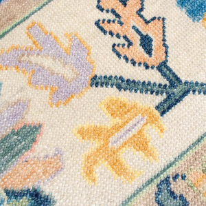 Alfombra de Área Hecha a Mano de Lujo, Color Azul Oushak, Diseño Moderno con Nudos, para Sala de Estar, Hotel, Oficina, Hogar Comercial, Niños - Product Image 5