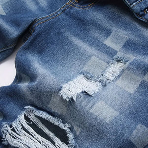 Calidad Premium 2025 nuevo último diseño hombres Jeans cortos venta al por mayor personalizado Color tamaño estilo Jeans cortos - Product Image 5